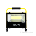 IP65 RECHARGable SMD 100WATT SOLAR LED FORK